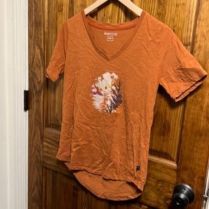 United by Blue orange short sleeved graphic tee